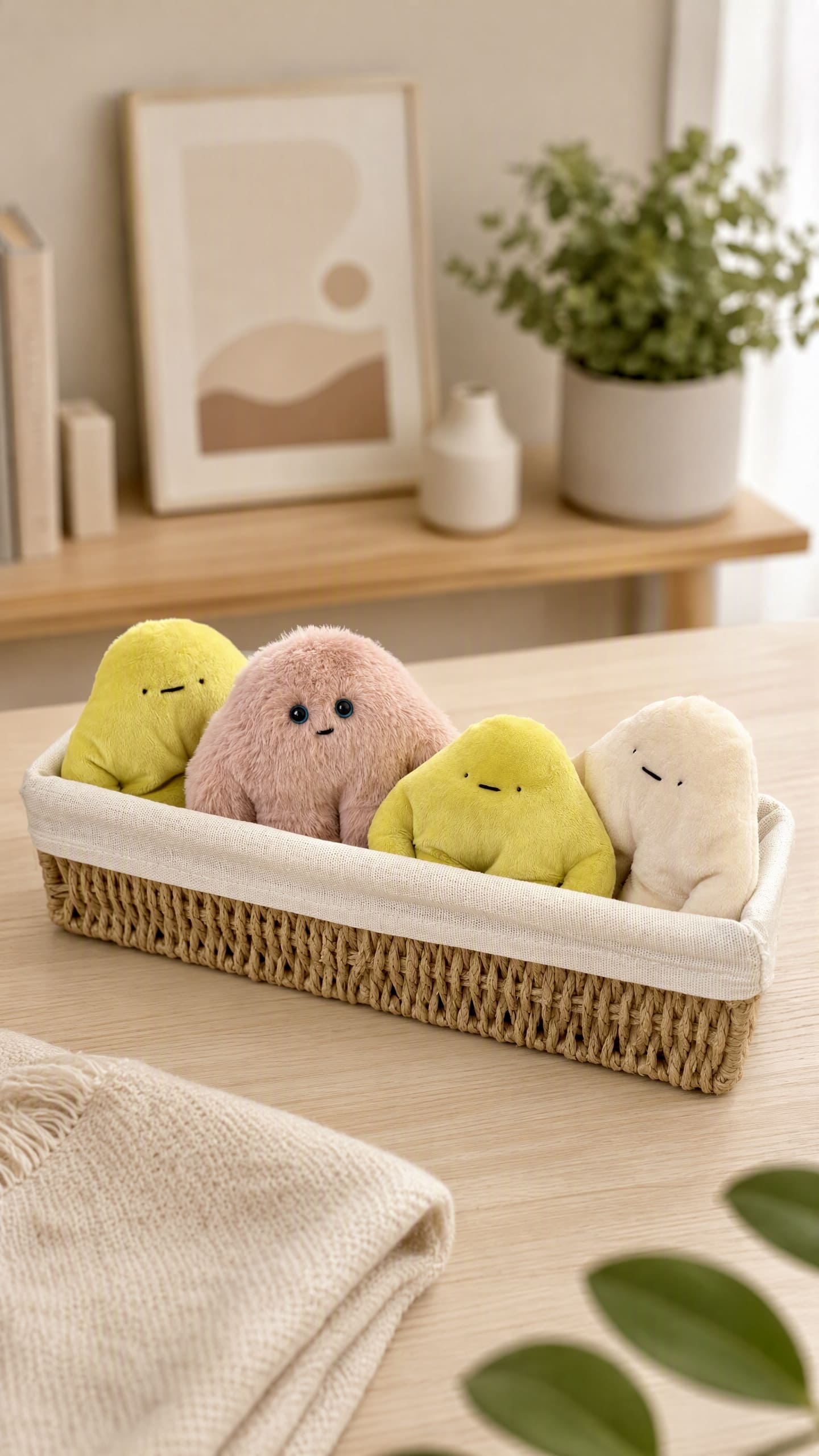 Tasya, a handmade plush toy